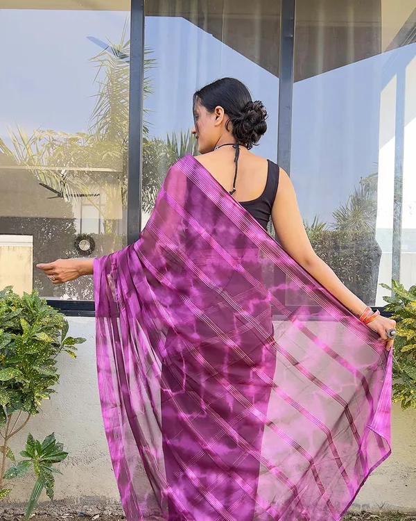 Purple_color_1-Minute_Ready_To_Wear_Naylon_Saree_With_Blouse_Piece