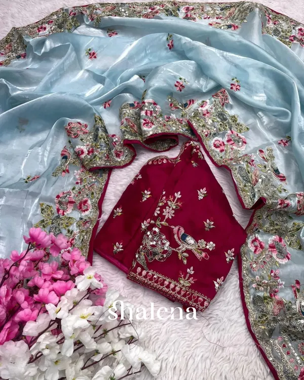 Wonderful_Sky_Embroidery_Work_Jimmy_Choo_Silk_Saree_With_Surreptitious_Blouse_Piece