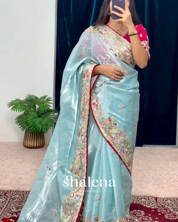 Wonderful_Sky_Embroidery_Work_Jimmy_Choo_Silk_Saree_With_Surreptitious_Blouse_Piece