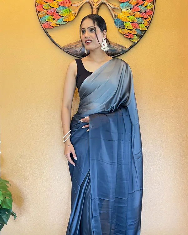 Blue_Color_1-Minute_Ready_To_Wear_Chiffon_Saree_With_Blouse_Piece