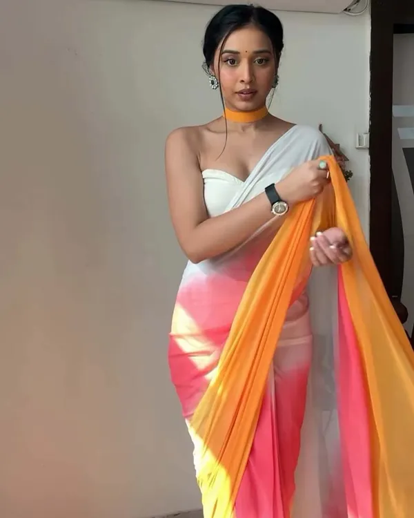 Muti_Color_1-Minute_Ready_To_Wear_Georgette_Saree_With_Blouse_Piece