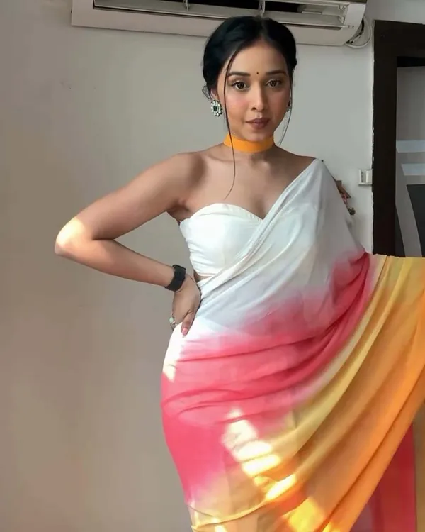Muti_Color_1-Minute_Ready_To_Wear_Georgette_Saree_With_Blouse_Piece