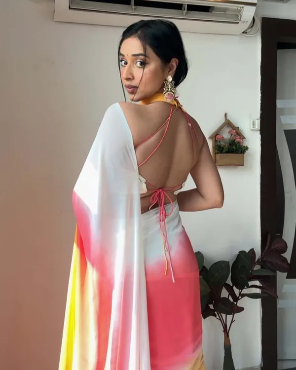 Muti_Color_1-Minute_Ready_To_Wear_Georgette_Saree_With_Blouse_Piece