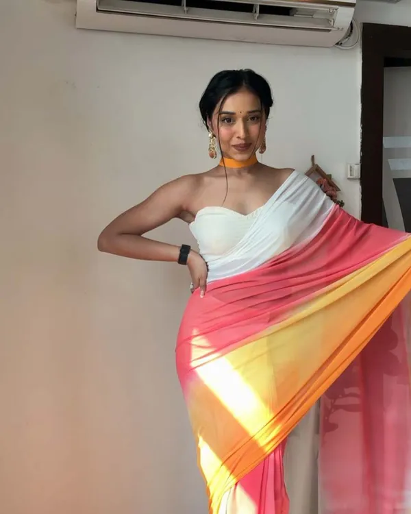 Muti_Color_1-Minute_Ready_To_Wear_Georgette_Saree_With_Blouse_Piece