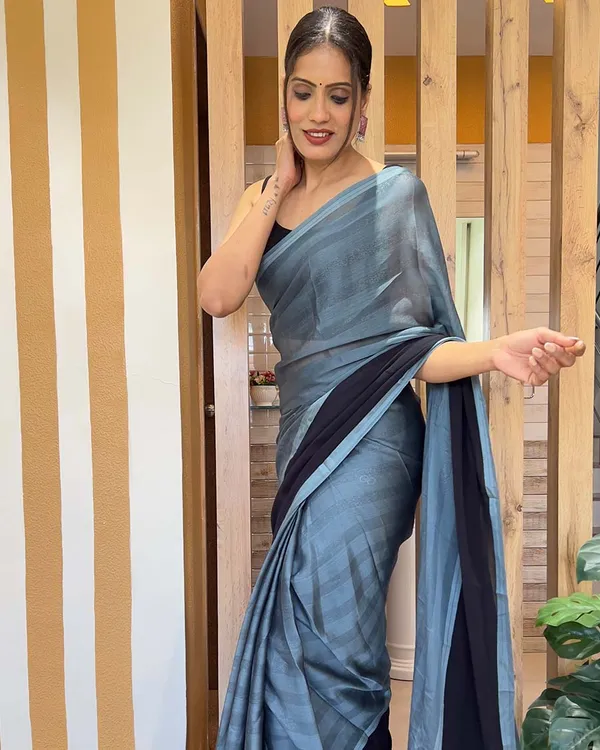Rama_Color_1-Minute_Ready_To_Wear_Naylon_Saree_With_Blouse_Piece