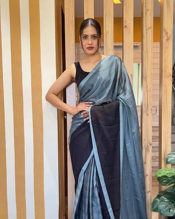 Rama_Color_1-Minute_Ready_To_Wear_Naylon_Saree_With_Blouse_Piece