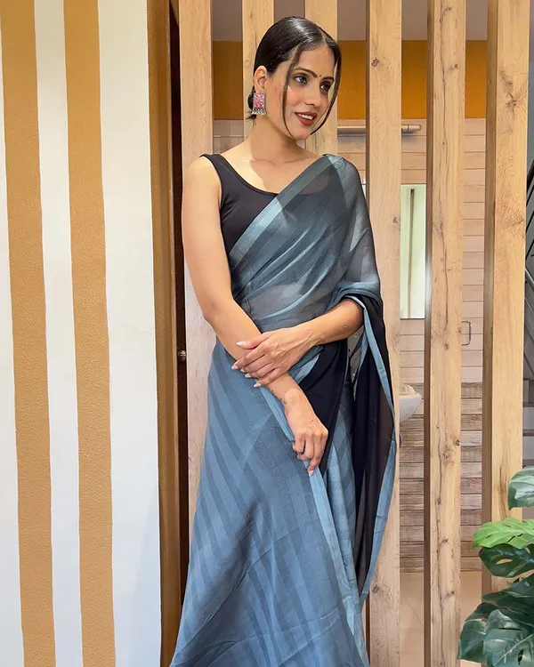 Rama_Color_1-Minute_Ready_To_Wear_Naylon_Saree_With_Blouse_Piece