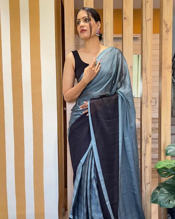 Rama_Color_1-Minute_Ready_To_Wear_Naylon_Saree_With_Blouse_Piece