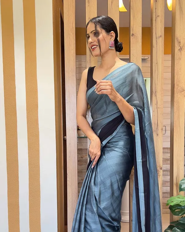 Rama_Color_1-Minute_Ready_To_Wear_Naylon_Saree_With_Blouse_Piece