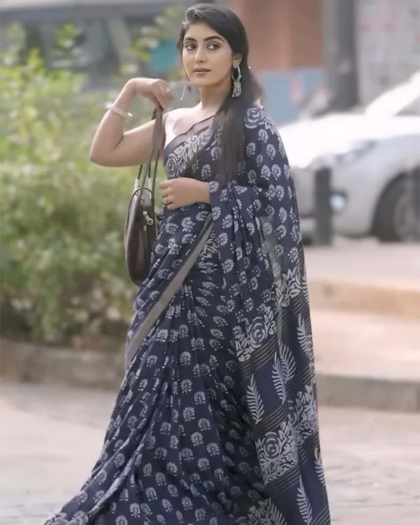 Navy_Blue_Color_1-Minute_Ready_to_Wear_Premium_Cotton_Saree_with_Blouse_Piece