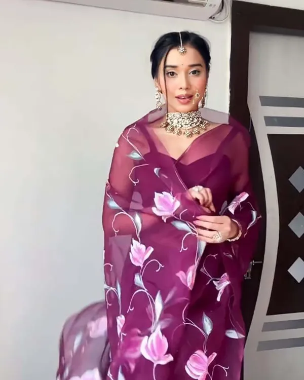 Purple_Color_1-Minute_Ready_To_Wear_Organza_Saree_With_Blouse_Piece
