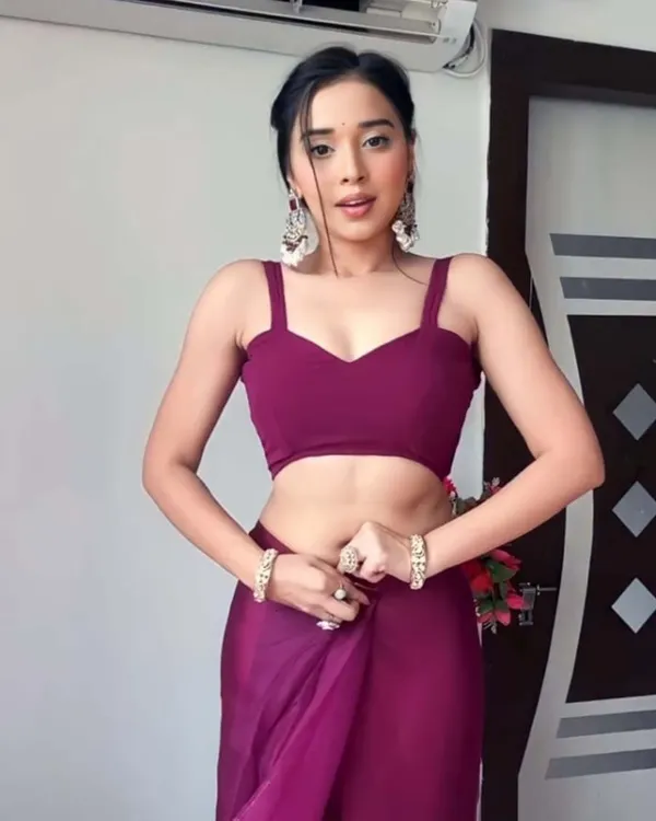 Purple_Color_1-Minute_Ready_To_Wear_Organza_Saree_With_Blouse_Piece