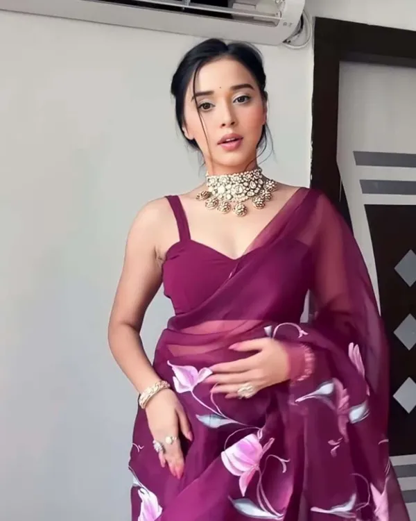 Purple_Color_1-Minute_Ready_To_Wear_Organza_Saree_With_Blouse_Piece