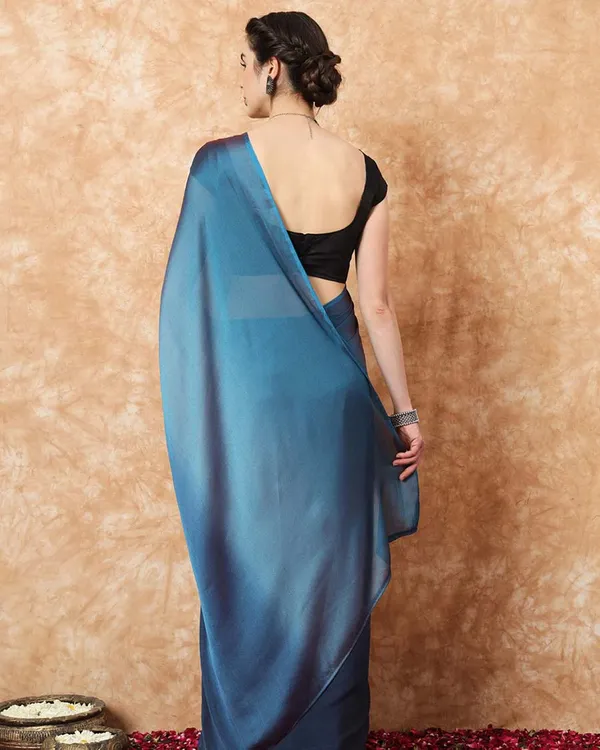 Rama_Color_1-Minute_Ready_To_Wear_Naylon_Saree_With_Blouse_Piece
