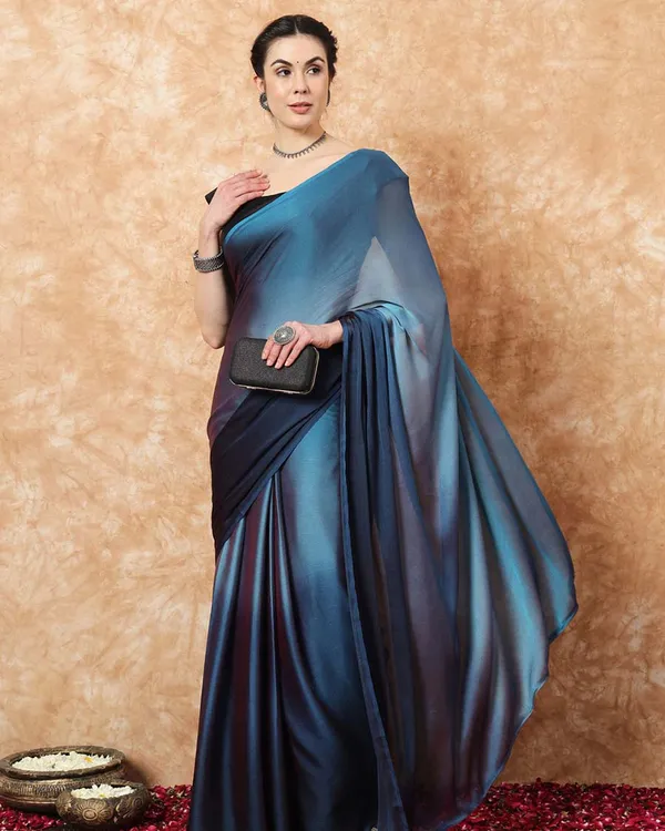 Rama_Color_1-Minute_Ready_To_Wear_Naylon_Saree_With_Blouse_Piece