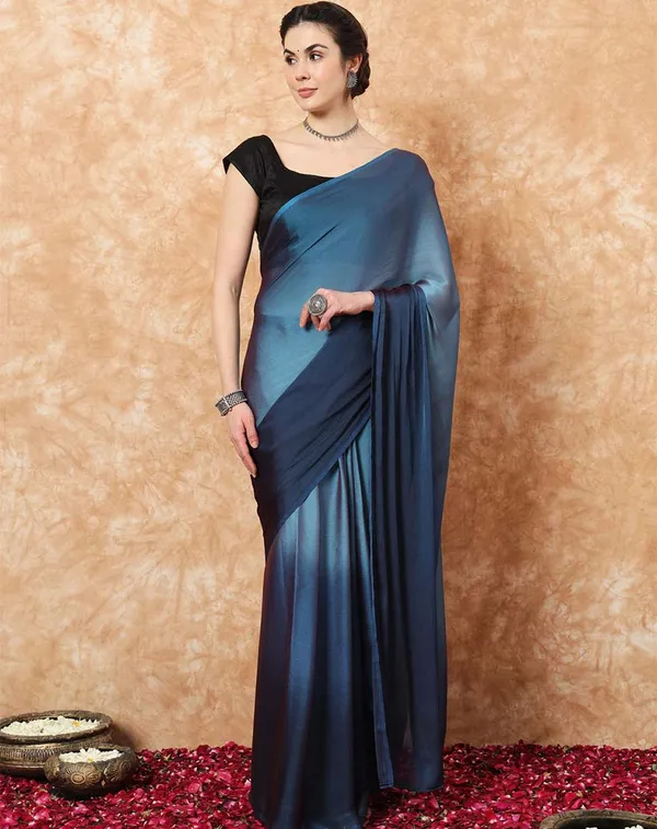 Rama_Color_1-Minute_Ready_To_Wear_Naylon_Saree_With_Blouse_Piece