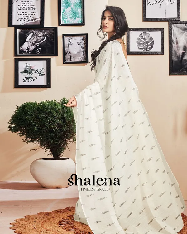White_Color_1_-_Minute_Ready_to_Wear_Mulmul_Cotton_Saree_with_Blouse_Piece