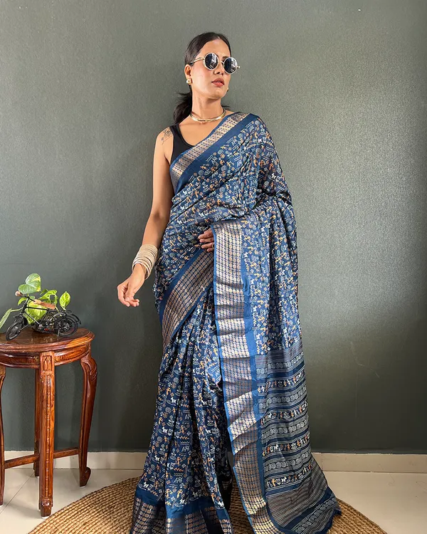 Blue_Color_1-Minute_Ready_To_Wear_Georgette_Saree_With_Blouse_Piece