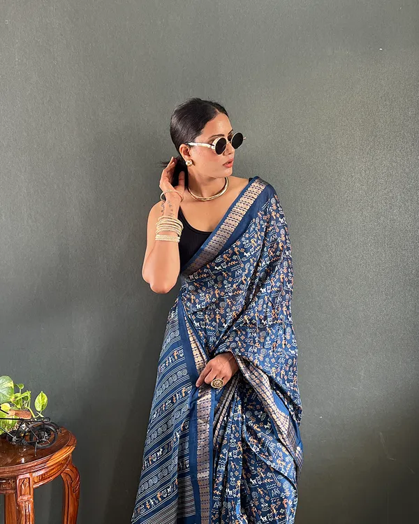 Blue_Color_1-Minute_Ready_To_Wear_Georgette_Saree_With_Blouse_Piece