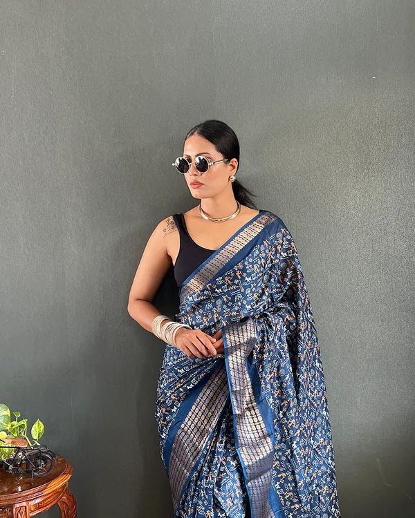 Blue_Color_1-Minute_Ready_To_Wear_Georgette_Saree_With_Blouse_Piece