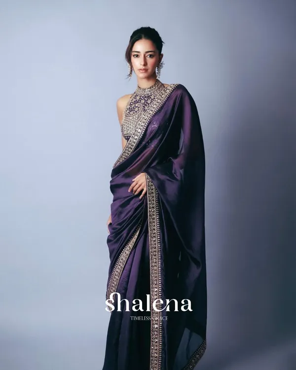 Purple_Color_Two_Tone_Fancy_Silk_Saree_with_Embroidery_Lace_Work