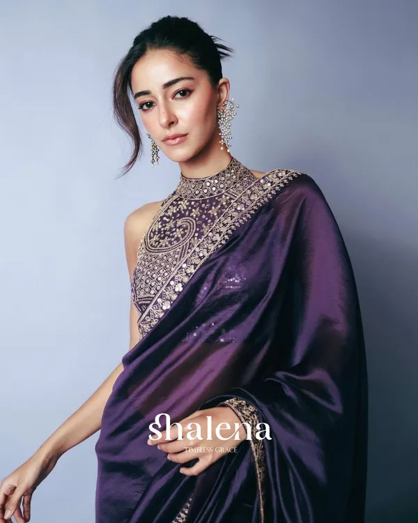 Purple_Color_Two_Tone_Fancy_Silk_Saree_with_Embroidery_Lace_Work