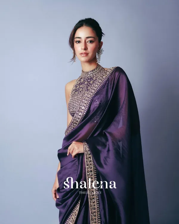 Purple_Color_Two_Tone_Fancy_Silk_Saree_with_Embroidery_Lace_Work