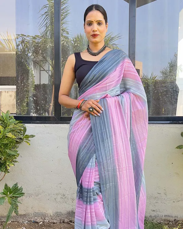 Light_Pink_color_1-Minute_Ready_To_Wear_Naylon_Saree_With_Blouse_Piece
