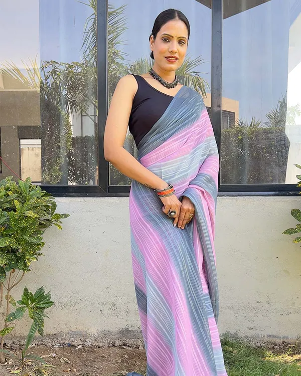Light_Pink_color_1-Minute_Ready_To_Wear_Naylon_Saree_With_Blouse_Piece