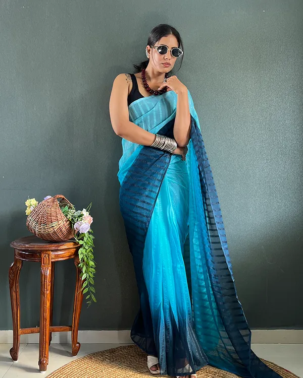 Blue_Color_1-Minute_Ready_To_Wear_Georgette_Saree_With_Blouse_Piece