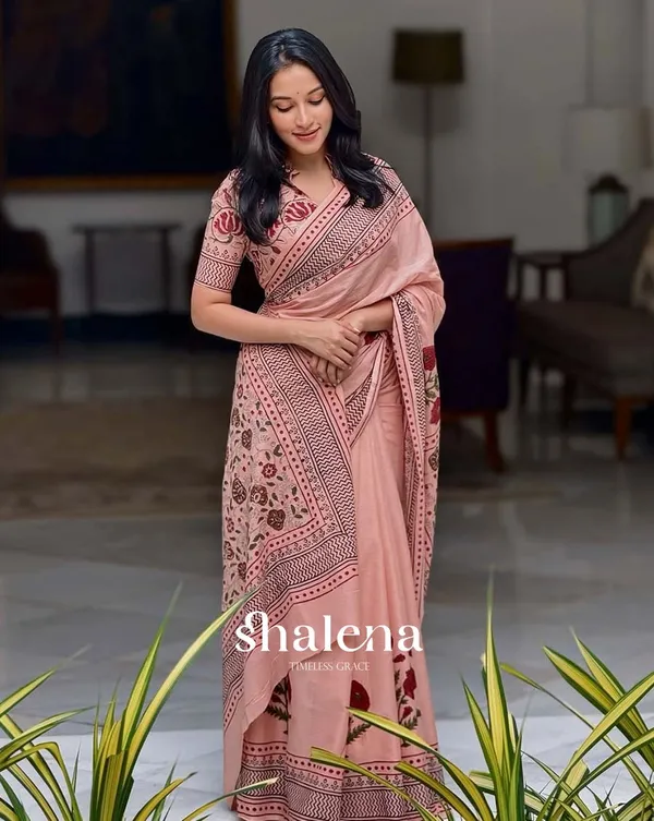Rosy_Rani_-_Rani_Pink_Linen_1-Minute_Ready_to_Wear_Saree_with_Matching_Blouse_Piece