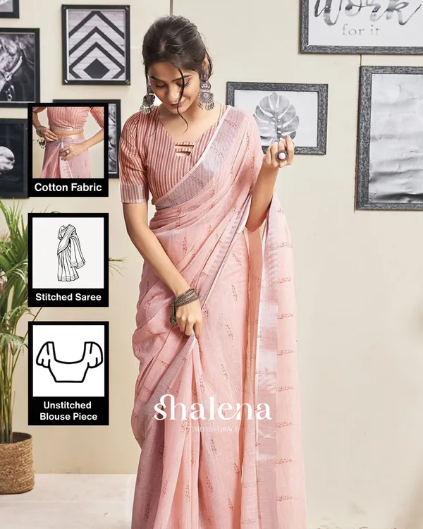 Pink_Color_1_-_Minute_Ready_to_Wear_Mulmul_Cotton_Saree_with_Blouse_Piece