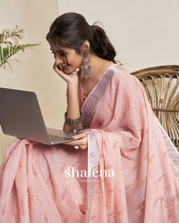 Pink_Color_1_-_Minute_Ready_to_Wear_Mulmul_Cotton_Saree_with_Blouse_Piece