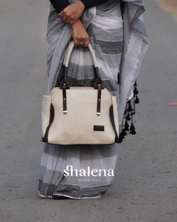 Silver_Shadow_-_Grey_&_White_Linen_1-Minute_Ready_to_Wear_Saree_with_Black_Blouse_Piece