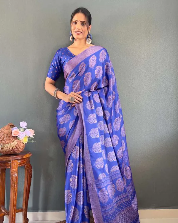 Blue_Color_1_-_Minute_Ready_to_Wear_Moss_Silk_Saree_with_Unstitch_Blouse_Piece