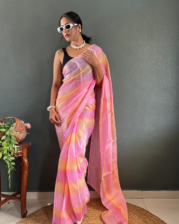 Light_Pink__Color_1-Minute_Ready_To_Wear_Georgette_Saree_With_Blouse_Piece