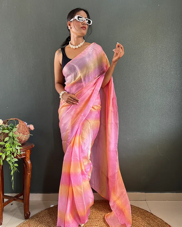 Light_Pink__Color_1-Minute_Ready_To_Wear_Georgette_Saree_With_Blouse_Piece