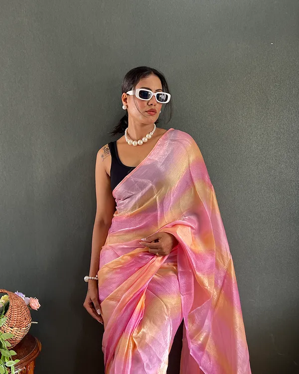 Light_Pink__Color_1-Minute_Ready_To_Wear_Georgette_Saree_With_Blouse_Piece