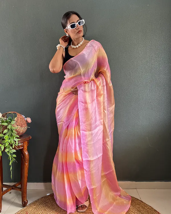 Light_Pink__Color_1-Minute_Ready_To_Wear_Georgette_Saree_With_Blouse_Piece