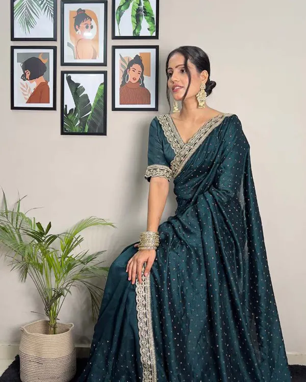 Neavy_blue_Color_1_-_Minute_Ready_to_Wear_Vichitra_silk_Saree_with_Unstitch_Blouse_Piece