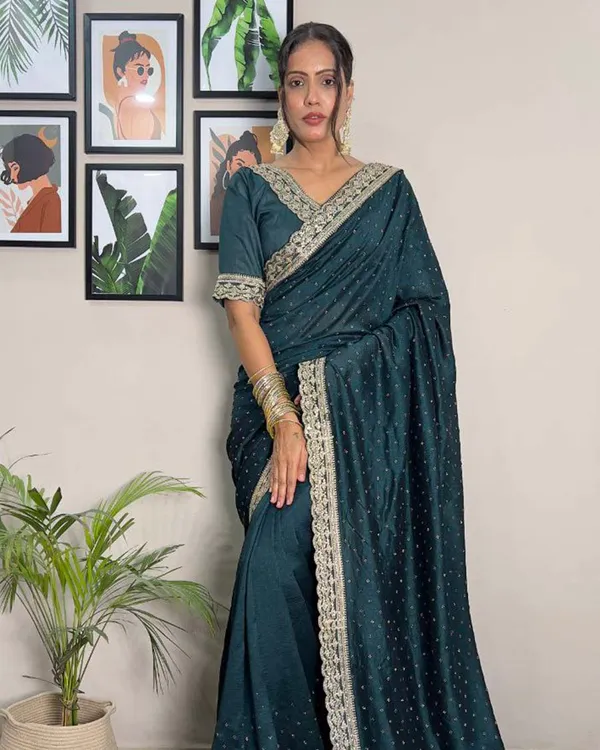 Neavy_blue_Color_1_-_Minute_Ready_to_Wear_Vichitra_silk_Saree_with_Unstitch_Blouse_Piece