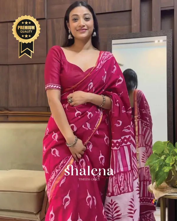 Pink_Color_1_-_Minute_Ready_to_Wear_Mulmul_Cotton_Saree_with_Blouse_Piece
