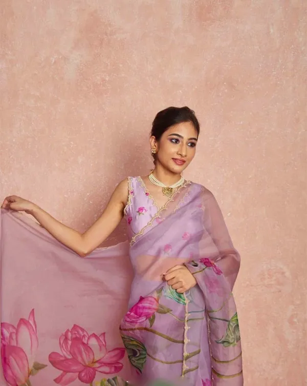 Light_Purple_Color_1-Minute_Ready_To_Wear_Organza_Silk_Saree_with_Moti_Embroidery_Work_&_Stitched_Blouse