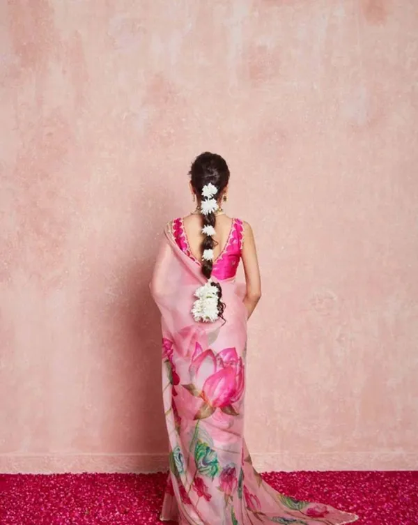 Light_Pink_Color_1-Minute_Ready_To_Wear_Organza_Silk_Saree_with_Moti_Embroidery_Work_&_Stitched_Blouse