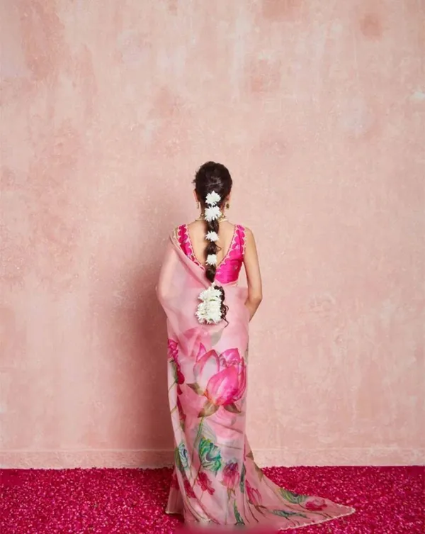 Light_Pink_Color_1-Minute_Ready_To_Wear_Organza_Silk_Saree_with_Moti_Embroidery_Work_&_Stitched_Blouse