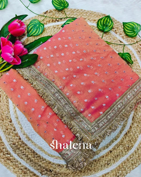 Engrossing_Peach_Moss_Silk_Zari_Woven_Fancy_Lace_Border_Saree