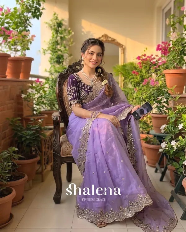 Energetic_Lavender_Fendy_Silk_Sequence_Embroidery_Work_Saree_With_Stitched_Blouse