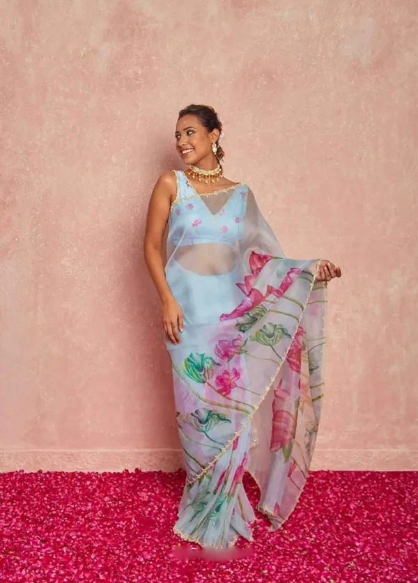 Light_Blue_Color_1-Minute_Ready_To_Wear_Organza_Silk_Saree_with_Moti_Embroidery_Work_&_Stitched_Blouse