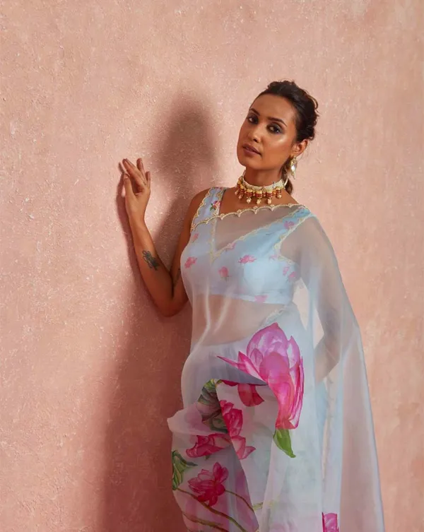 Light_Blue_Color_1-Minute_Ready_To_Wear_Organza_Silk_Saree_with_Moti_Embroidery_Work_&_Stitched_Blouse
