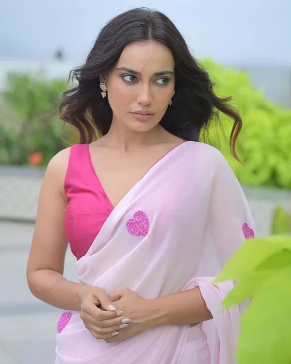 Calm_Pink_Color_1-Minute_Ready_To_Wear_Georgette_Saree_With_Blouse_Piece